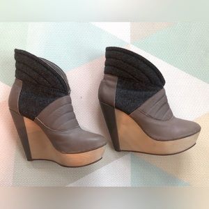 Messeca New York Charlene wedge in grey